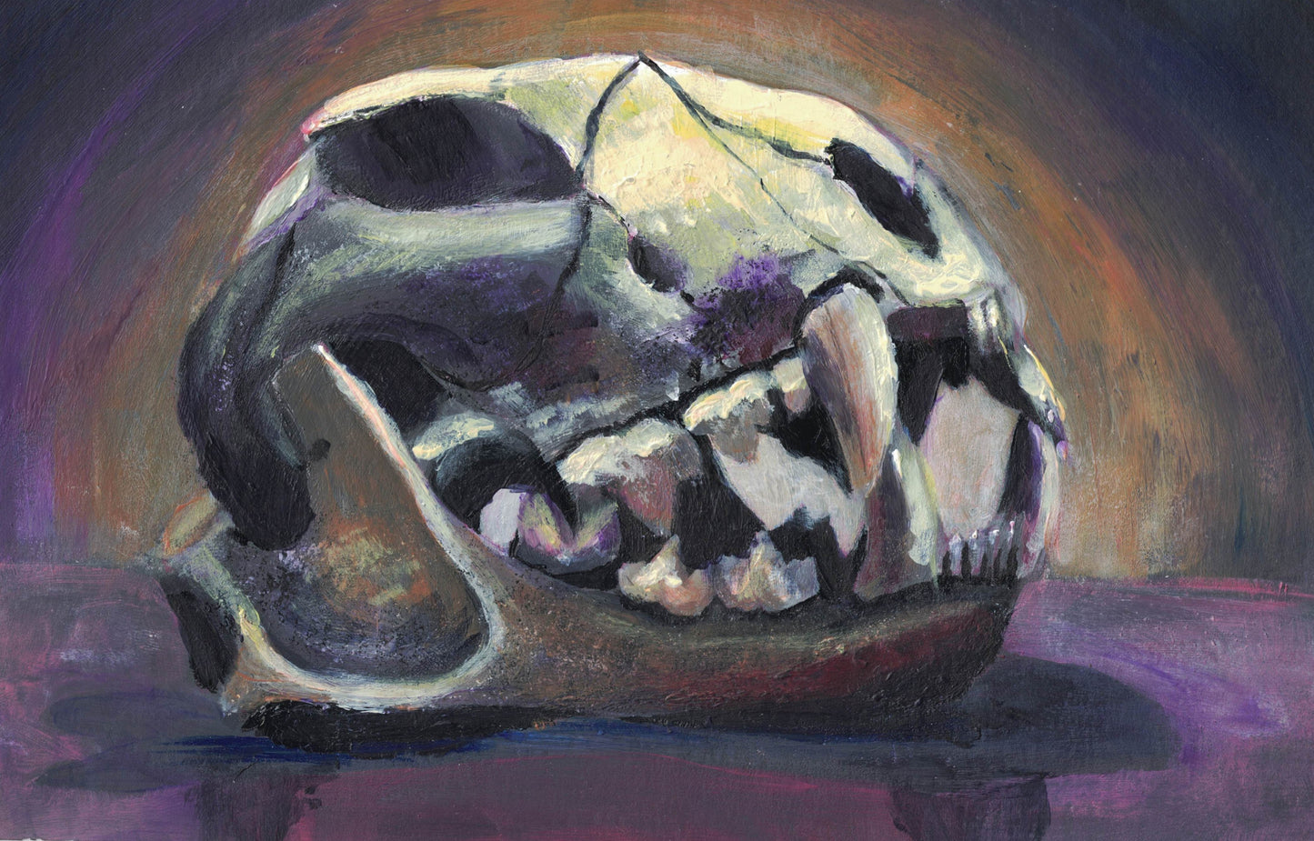 Skull Acrylic 5x7"