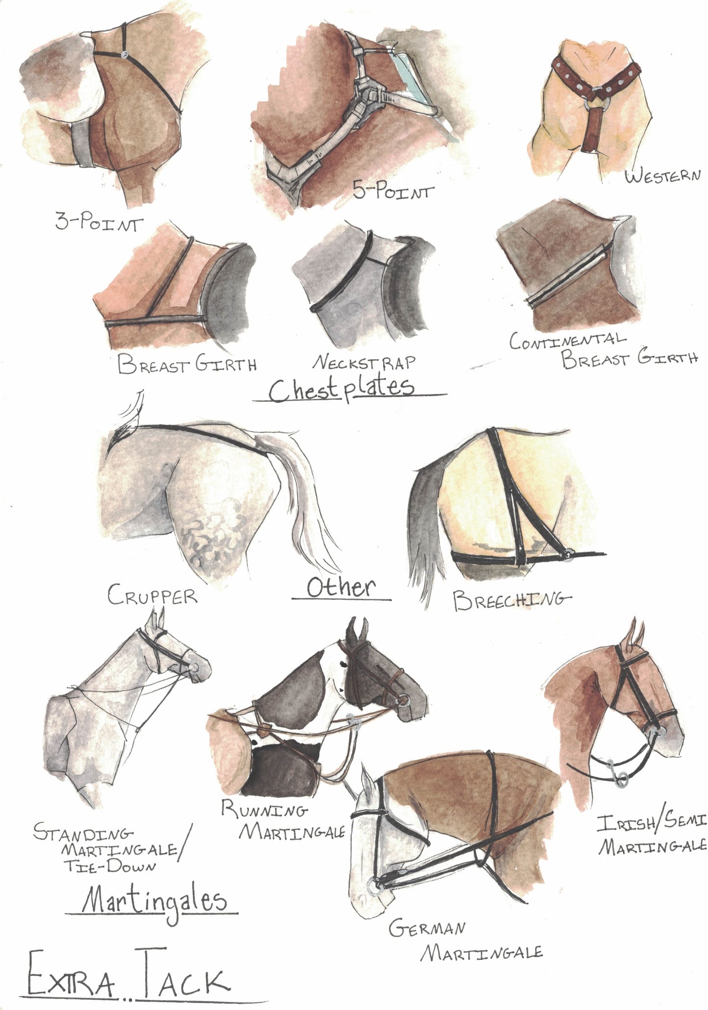 Extra Tack Poster 12x16"